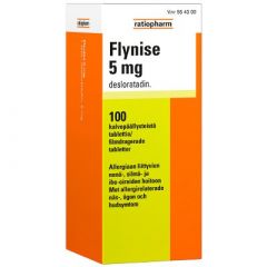 FLYNISE 5 mg tabl, kalvopääll 100 fol